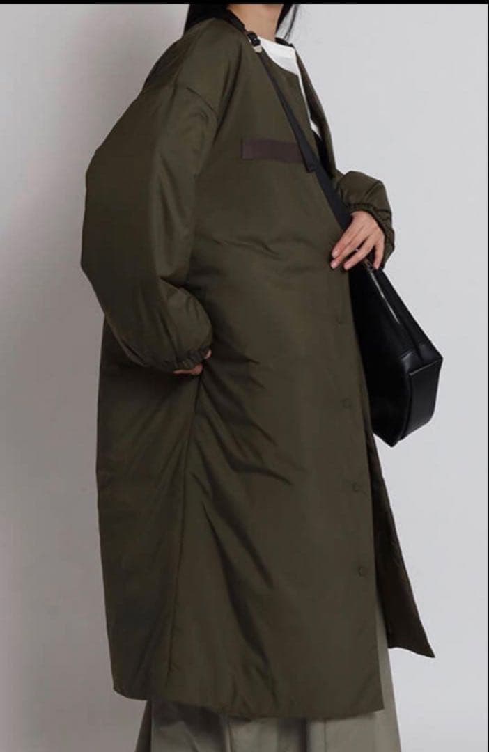 LASUD MILITARY 中綿ダウンコート　カーキ　33,000円　ヤマダヤ