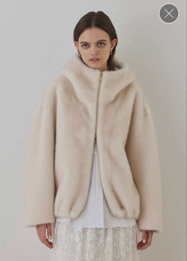 お値下げ★diagram フェイクミンクファーフードジャケット