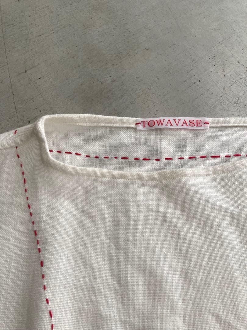 c*o様 TOWAVASE　トワヴァーズ リネン100% ハンドステッチ ブラウ