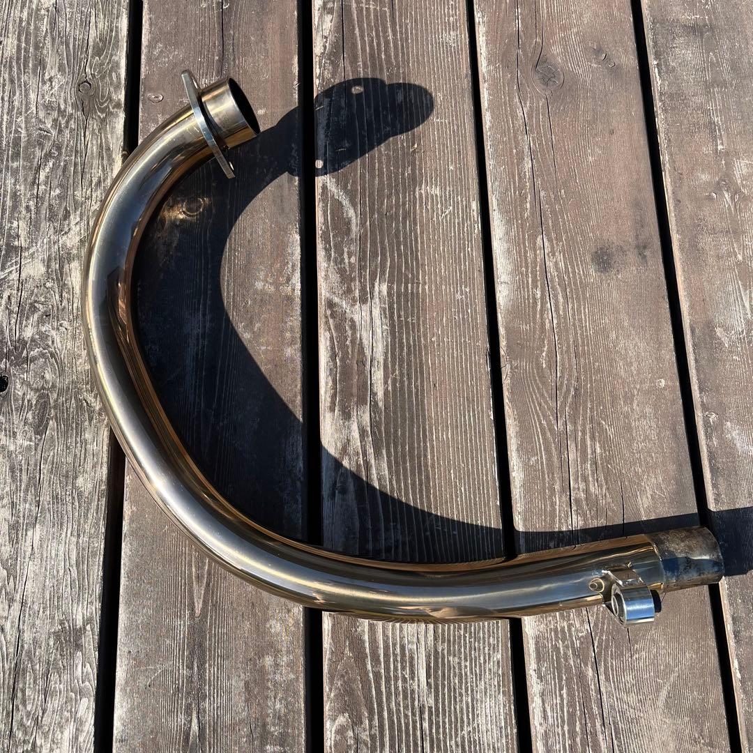 モーターガレージgoods ステンレス手曲げエキパイ　SR400