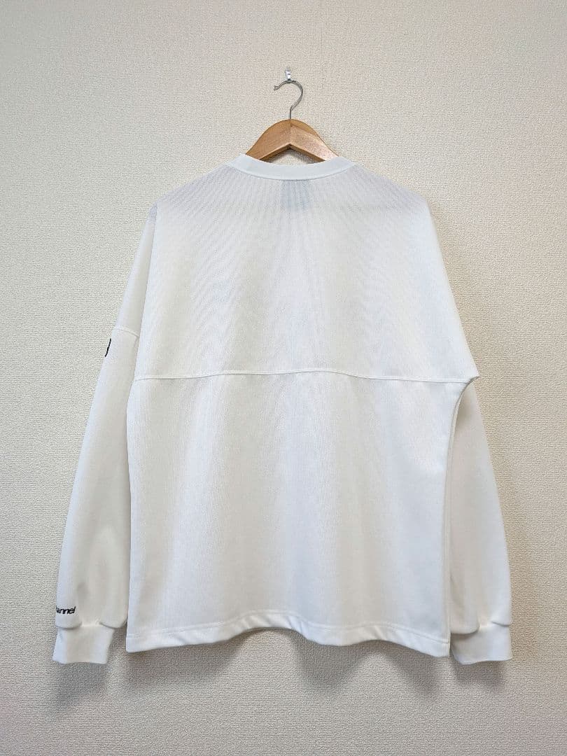 美品☆ Back Channel WIDE MESH LONG SLEEVE T