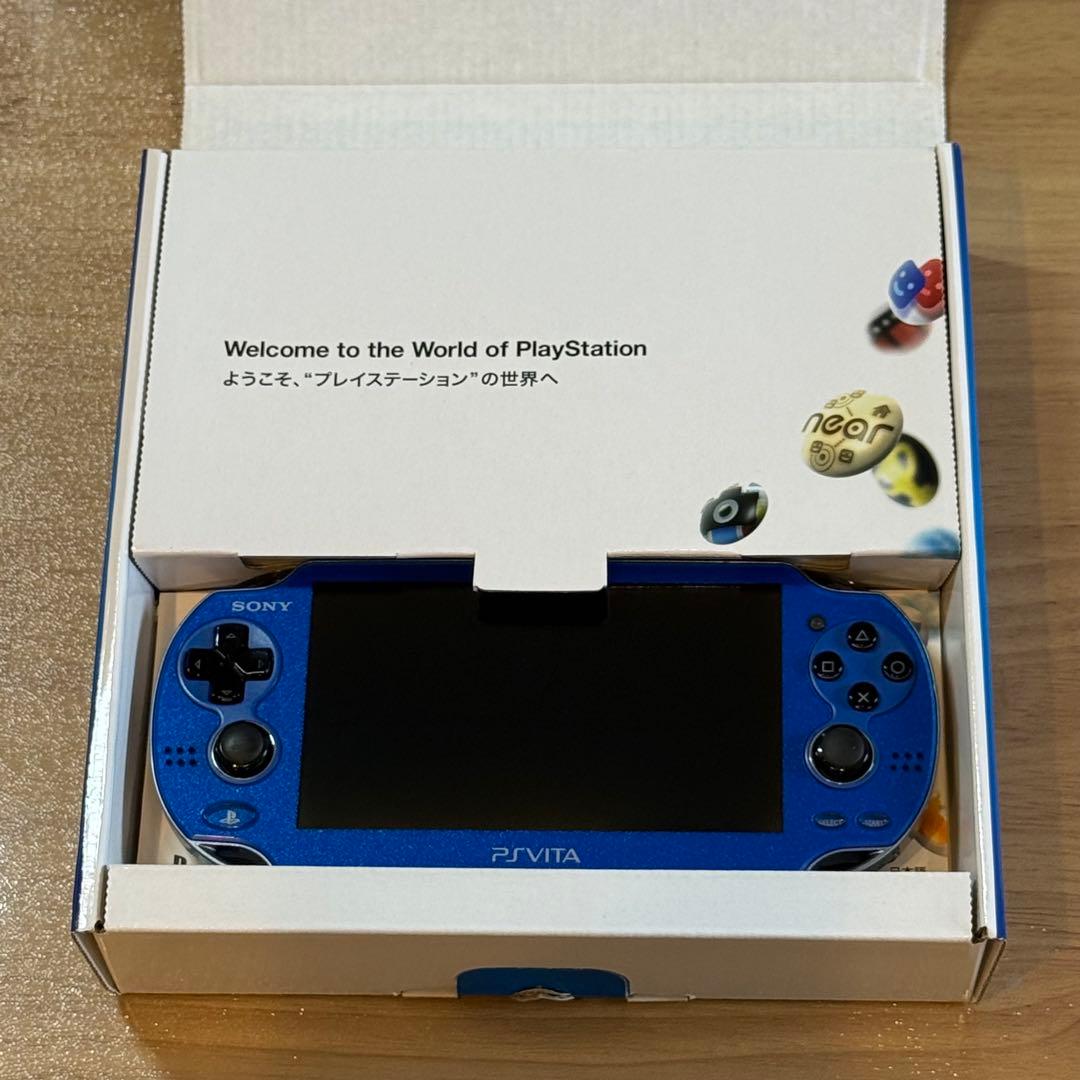 9-042 PSVITA PCH-1000 サファイア・ブルー 箱付き
