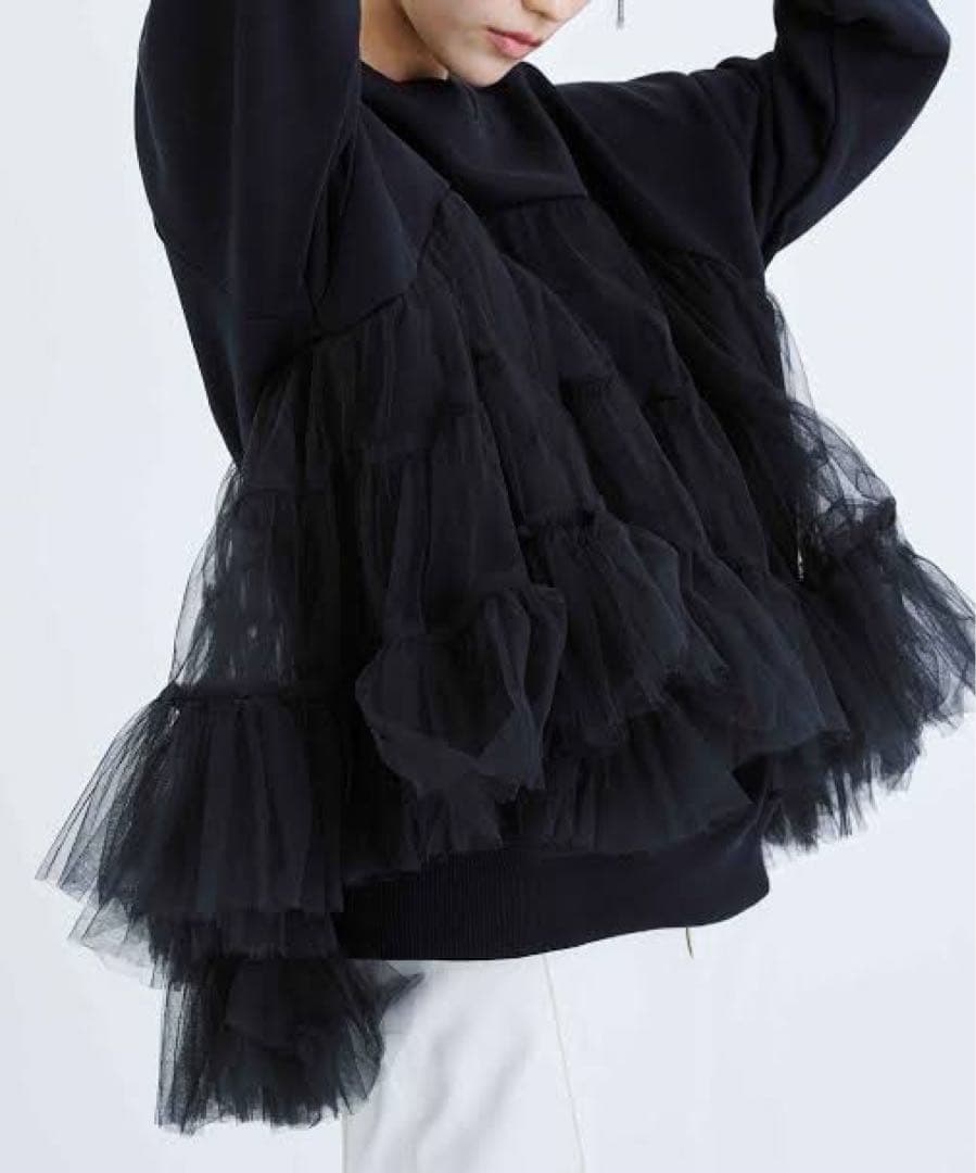 VIVIANO/ヴィヴィアーノ STUDIOUS別注 チュール スウェット