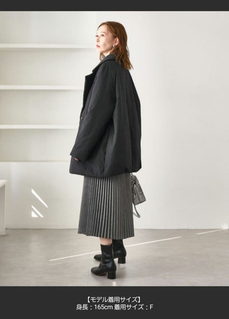 お値下げ　ROPE' PICNIC　中綿テーラードジャケット　ブラック完売品