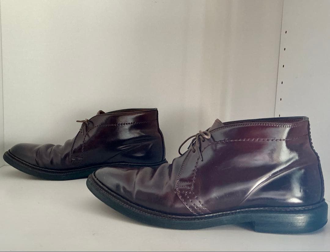 Alden 1339チャッカブーツ　US7D #8ダークバーガンディ