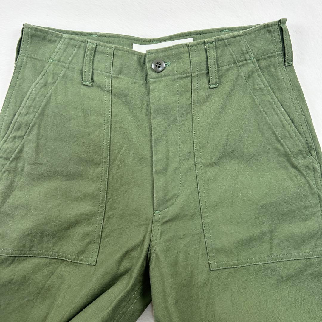 b1300✨極美品✨【Shinzone】ベイカーパンツ　ミリタリー　38　カーキ