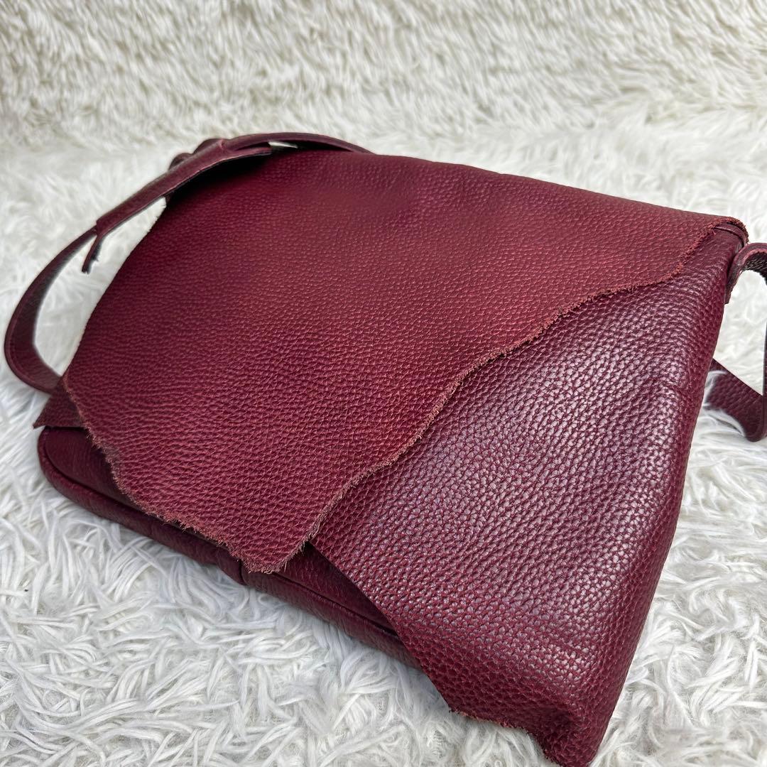 ポーター バーガンディ レザー ショルダーバッグ 京急百貨店共同開発 吉田カバン