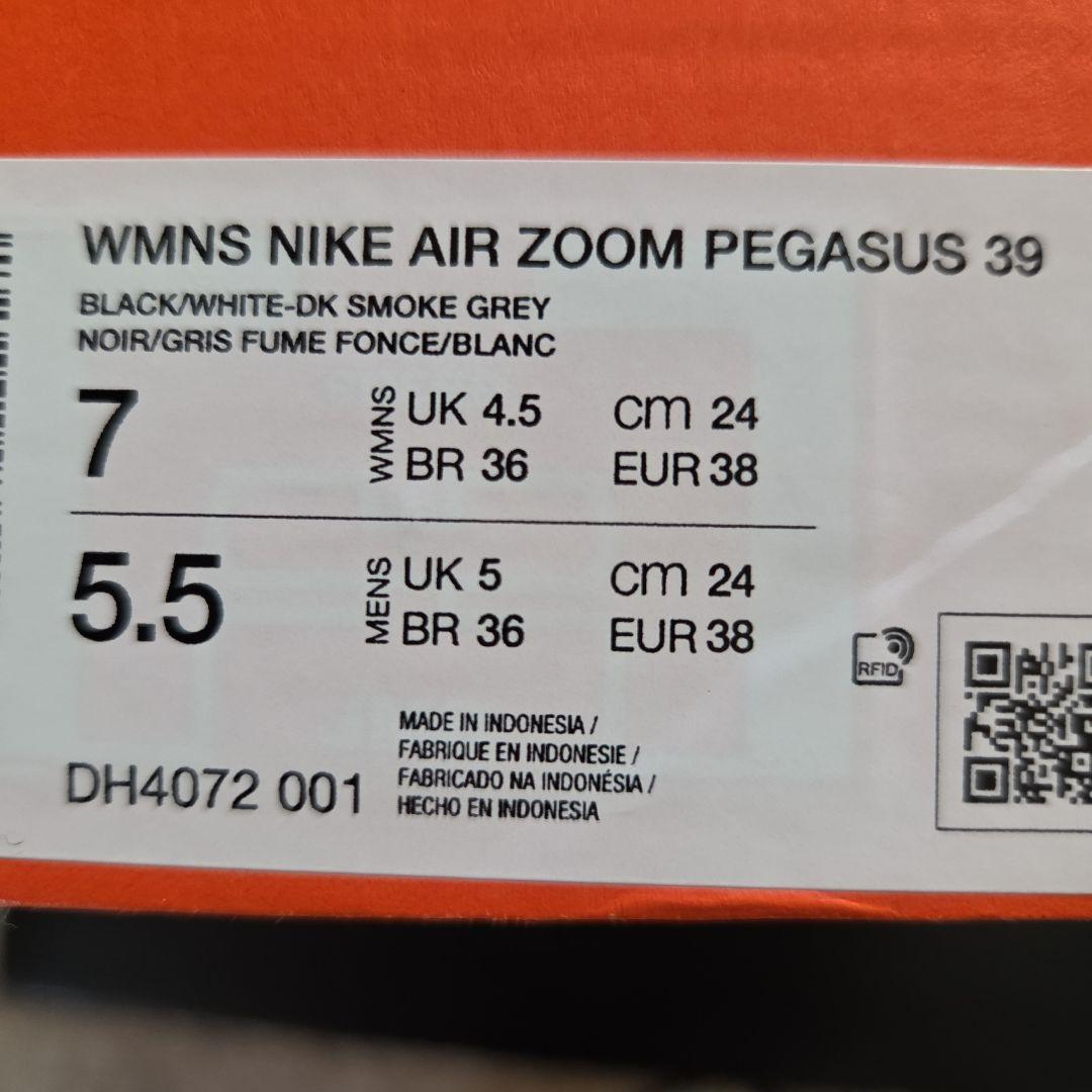 未使用❗W ナイキ AIR ZOOM PEGASUS 39 24cm.
