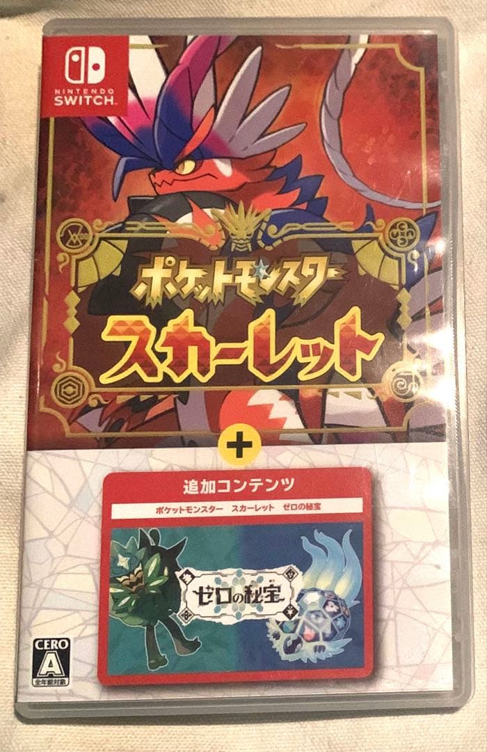 Nintendo switch ポケットモンスター スカーレット+ゼロの秘宝