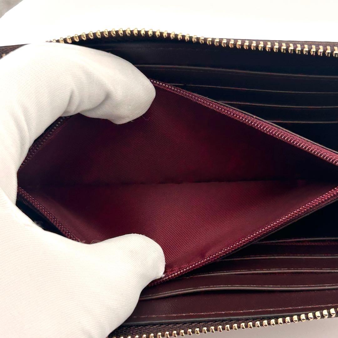 ✨未使用級✨ COACH コーチ 長財布 花柄 シグネチャー PVCレザー 箱付