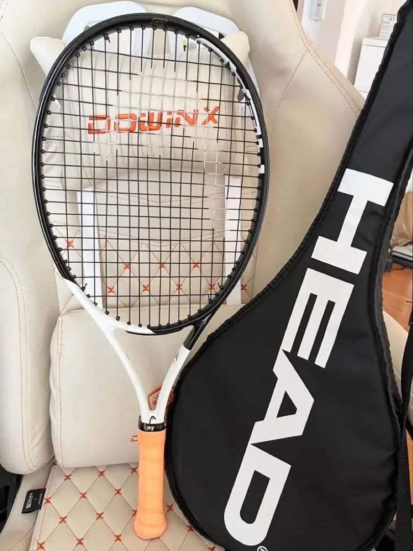 HEAD 硬式テニスラケット ホワイト/ブラック【ケース付き】