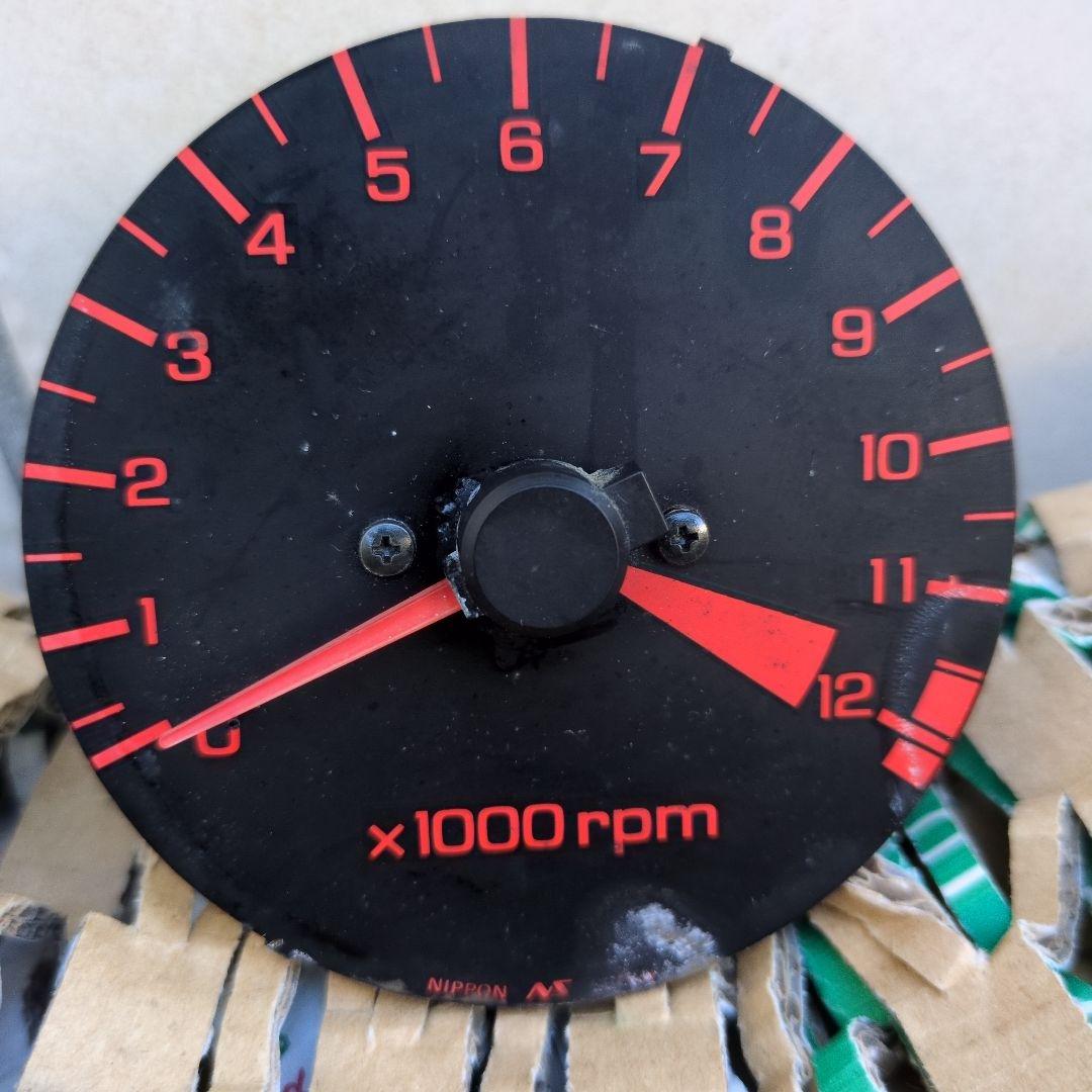 CBX400FF 希少な純正2型 部品取りタコメーター 12000rpm