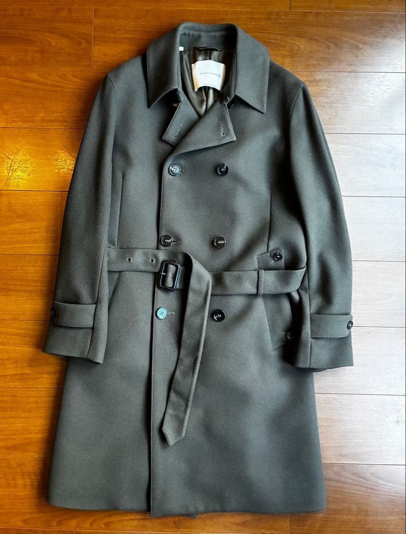 8日まで！英国製MACKINTOSH MONKTONライトメルトン オリーブ38