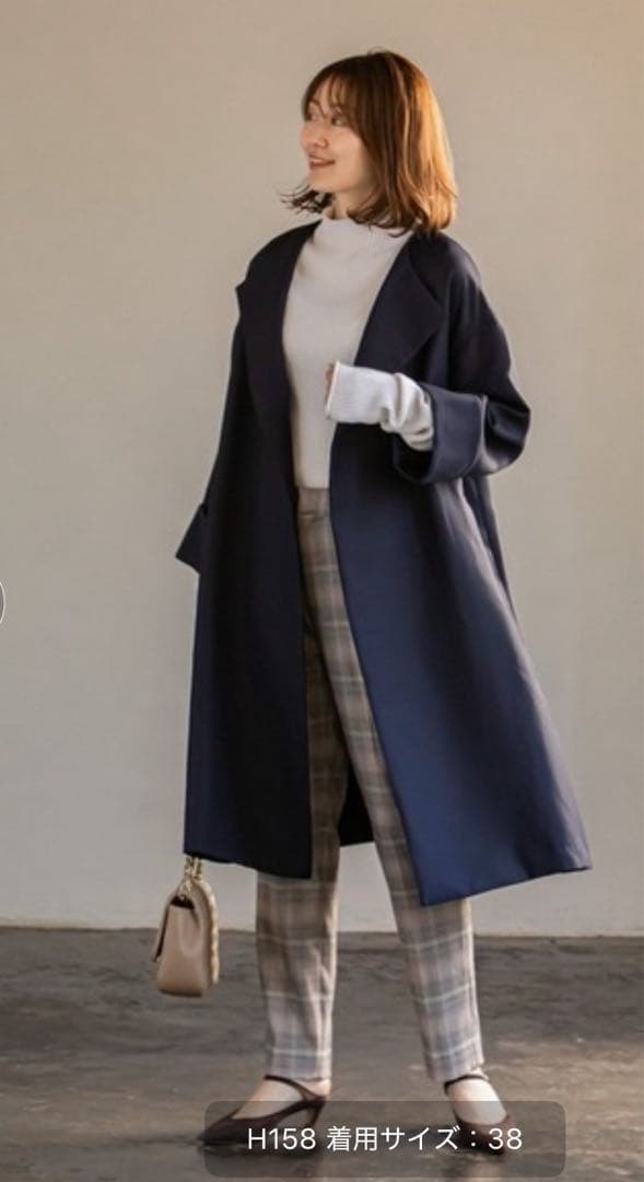 Nobleトリプルクロスガウンコート　サイズ38