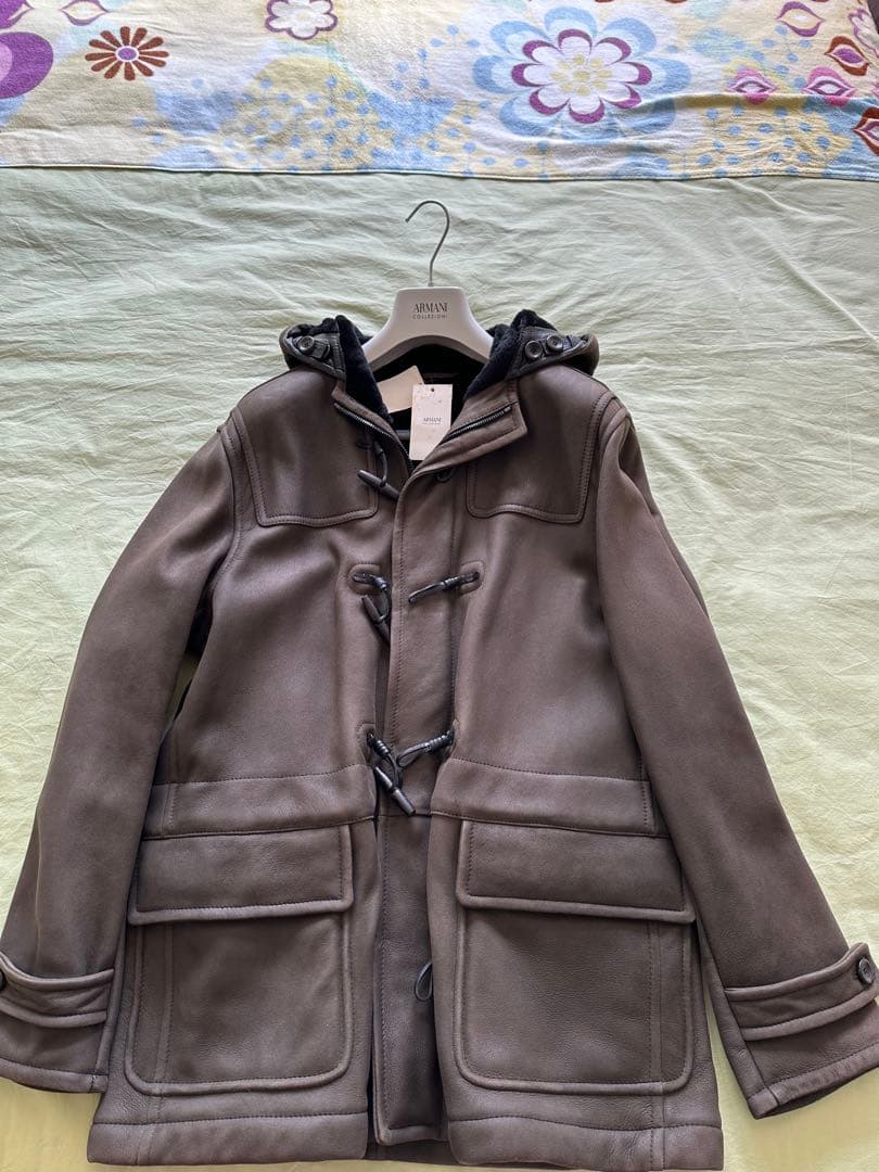 専用ARMANI COLLEZIONI グレー ダッフルコート 新作タグ付き