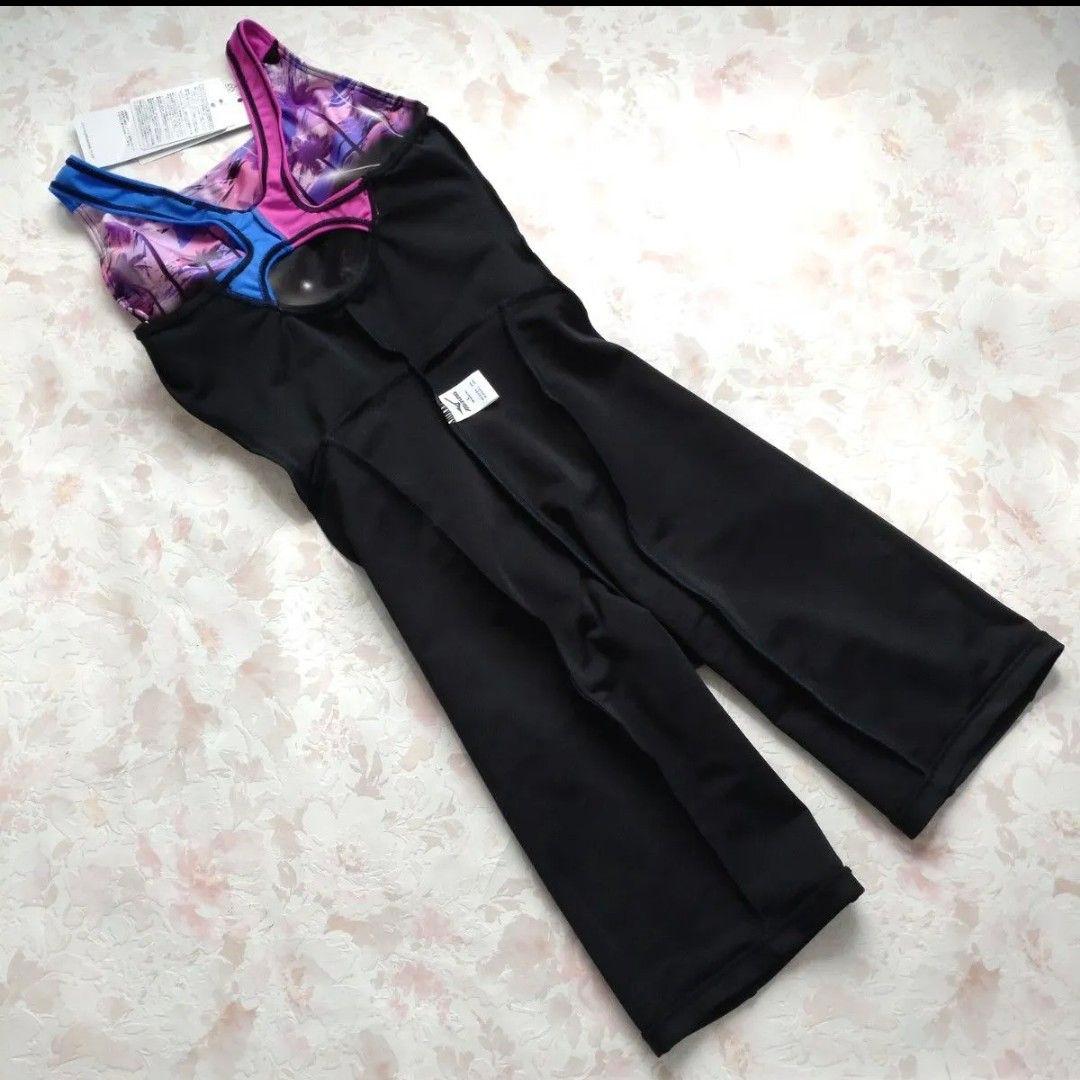 XL 新品 MIZUNO StrokeONE カップ付 練習水着 撥水