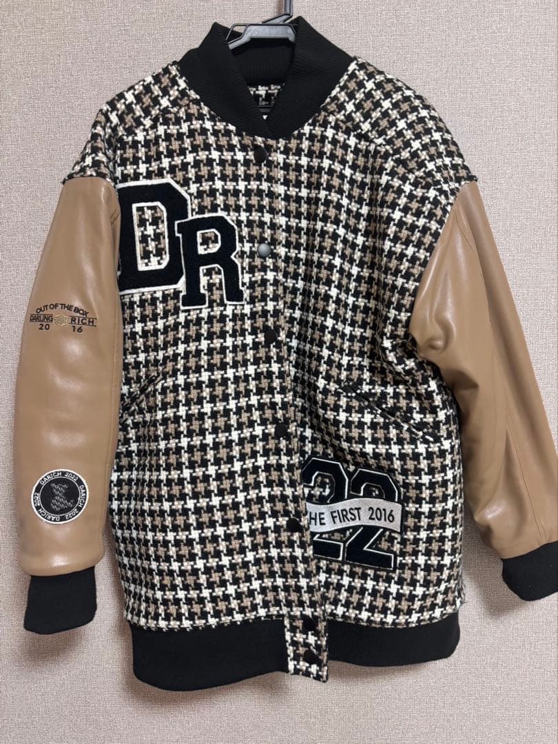 DARICH チェック柄スタジャン M