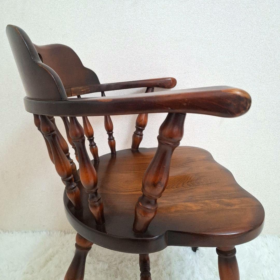 飛騨産業 アームチェア ダイニングチェア キツツキマーク