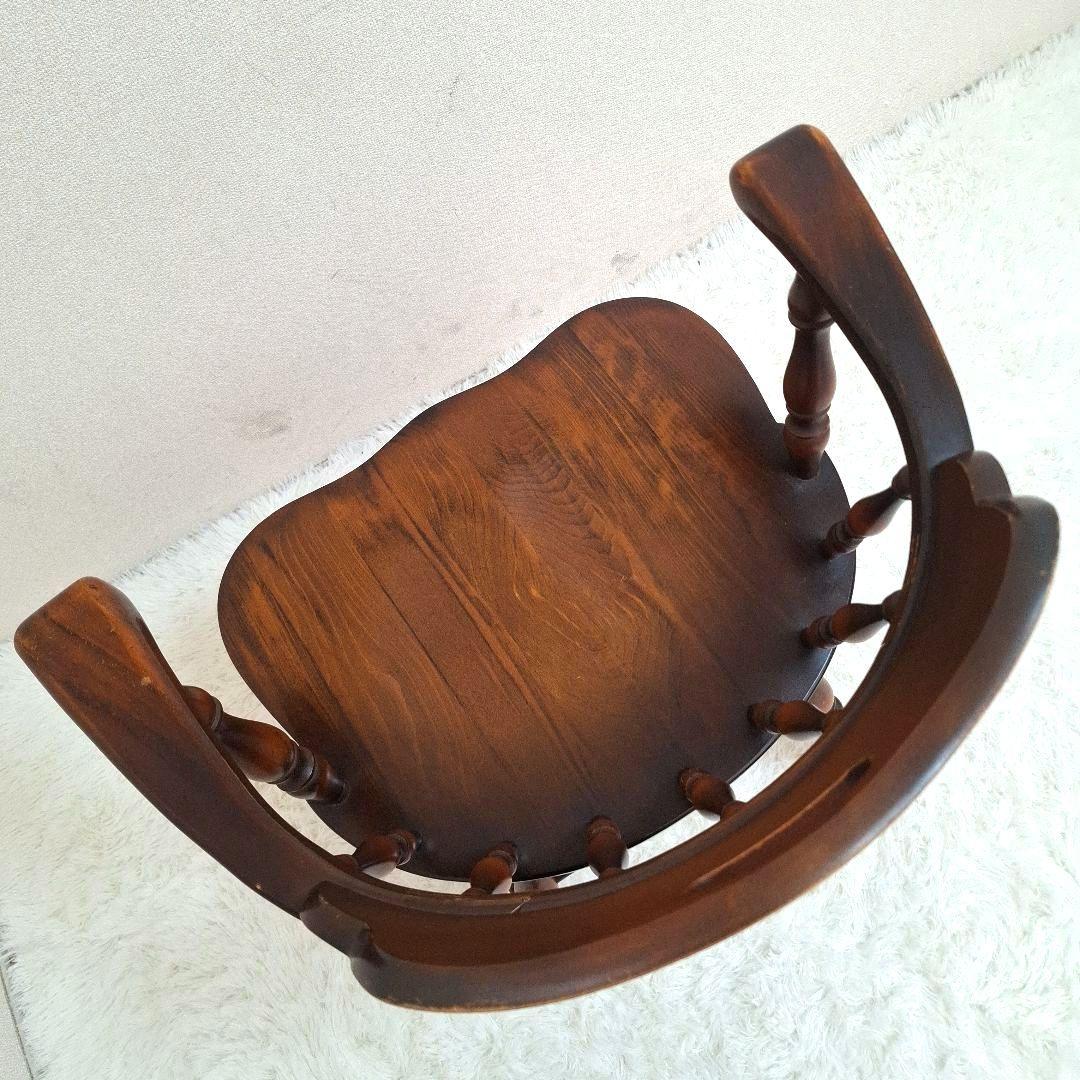 飛騨産業 アームチェア ダイニングチェア キツツキマーク