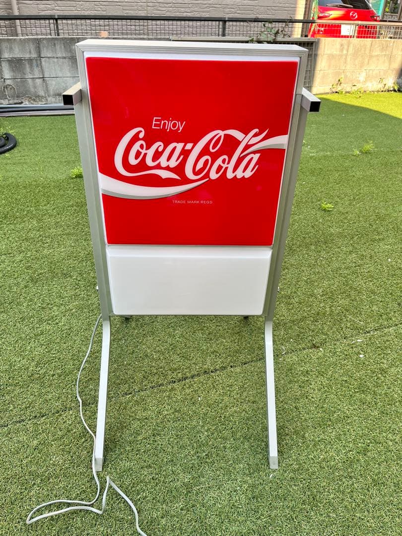 Coca-Cola スタンド看板 LED照明付き