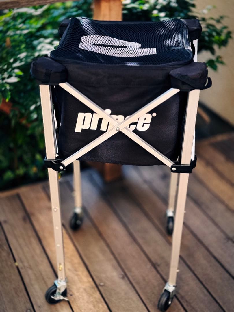 PRINCE プリンス テニスボールバスケット&キャスター PL065