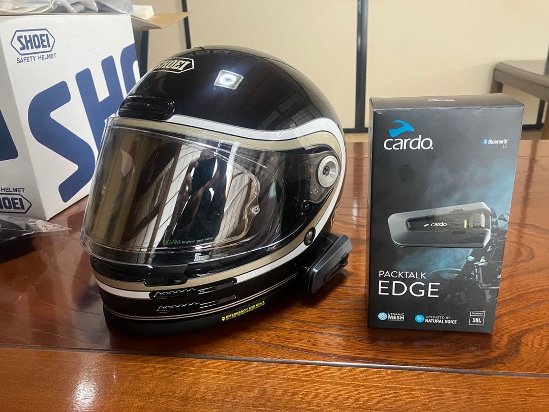 SHOEI グラムスター カスタム多数　Cardo Packtalk EDGE