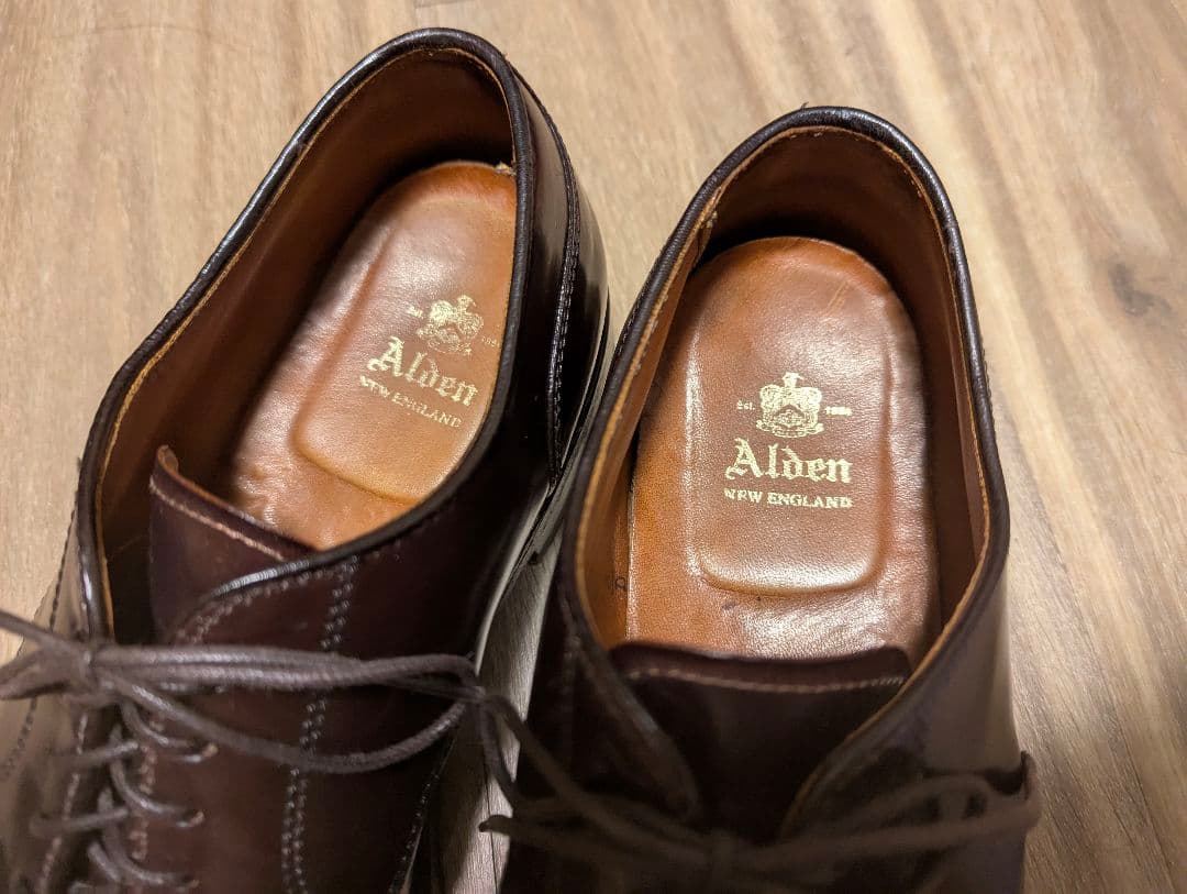 価格交渉可 超美品 17万 オールデン コードバン 7.5 D 990