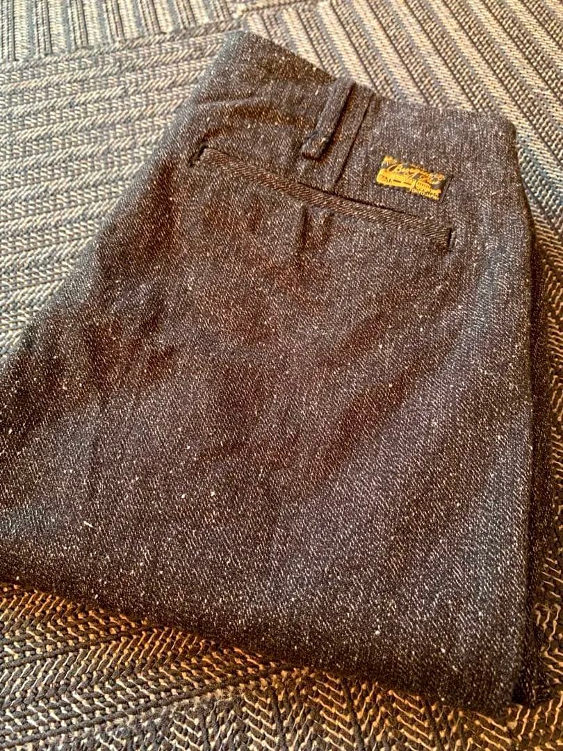 パンツ BURGUS PLUS 401Z Black Covert Trousers