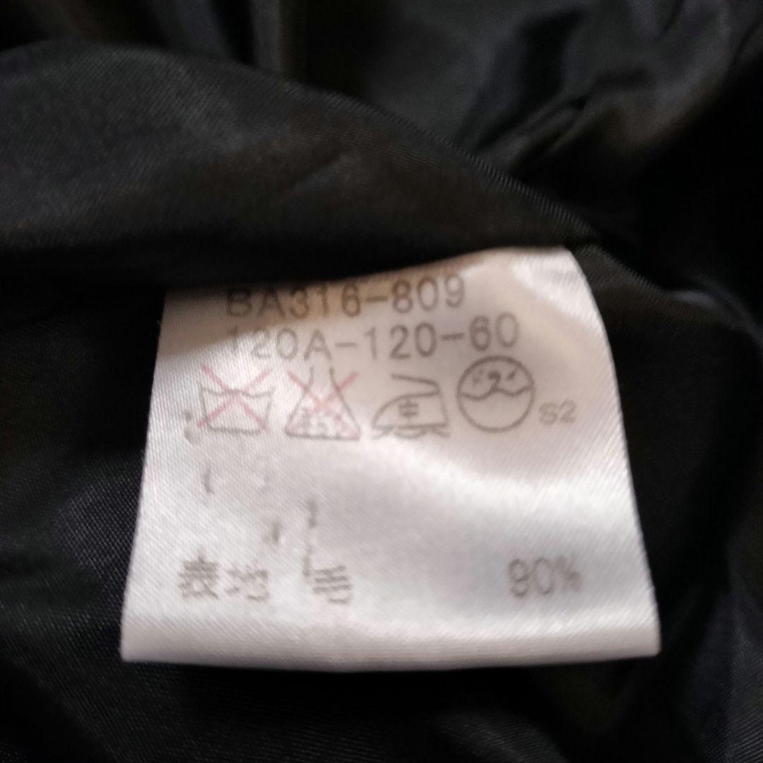 【バーバリー ロンドン】フォーマルスーツ 上下セット 120 黒 シルク混