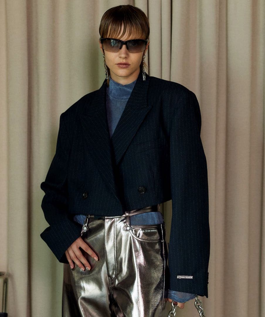 PRANK PROJECT テックツイードクロップドショートジャケット