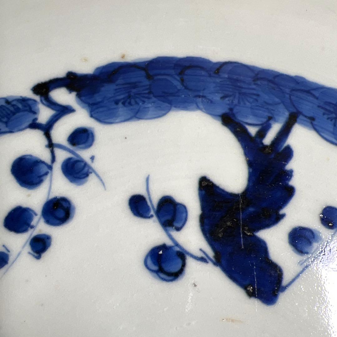 専用　古伊万里　蛸唐草大皿　幅約45cm 東K 8-0202④ タサユサ