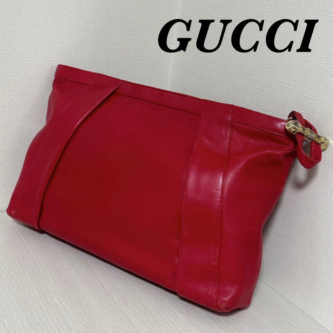 GUCCI/グッチ/イタリア製/レザー/クラッチバッグ/セカンドバッグ