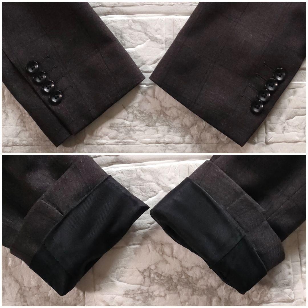 SUIT SELECT チェック柄　4Sスリーピーススーツ　Y4