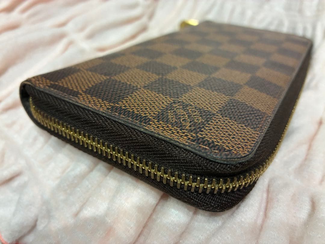 【美品】ルイヴィトン ダミエ エベヌ ジッピーウォレット 長財布