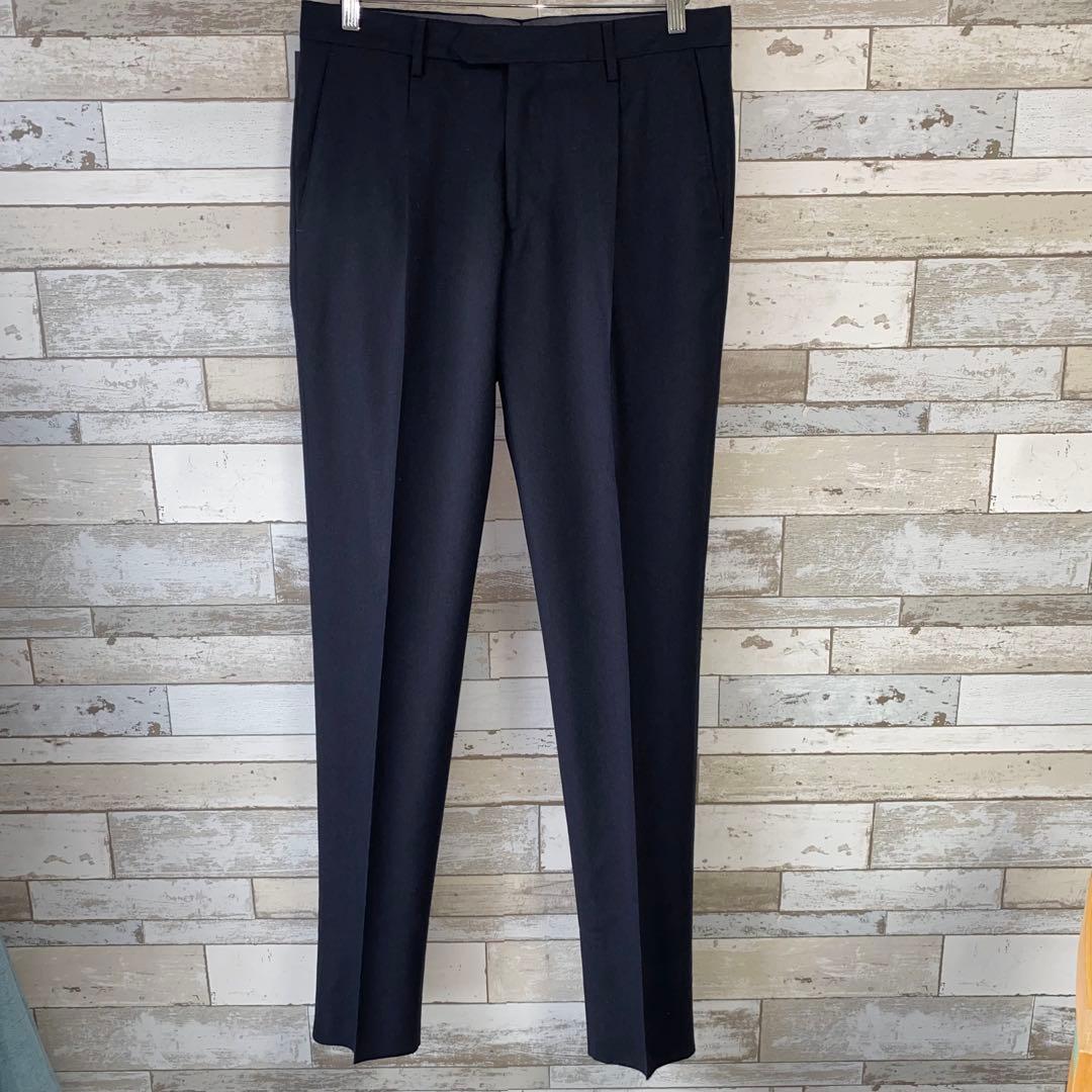 GERMANO PER BEAMS F SLIM 1プリーツスラックス 48