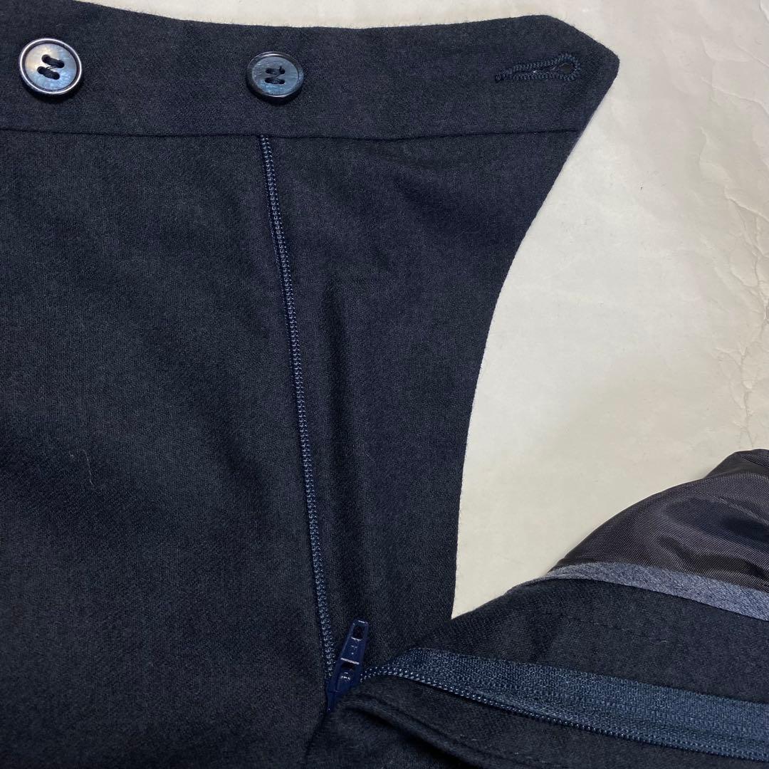 GERMANO PER BEAMS F SLIM 1プリーツスラックス 48