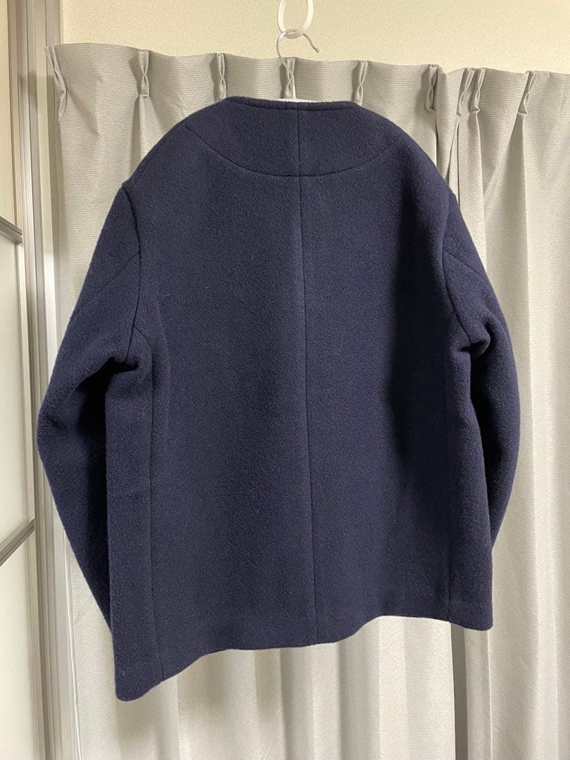 DANTON ネイビー ウールコート サイズ38