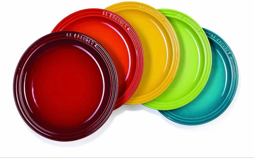 ル・クルーゼ　ラウンドプレート23cm ５枚セット