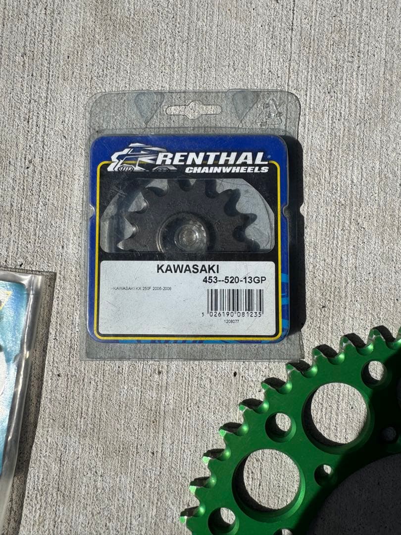 kx250f 2018 スプロケ