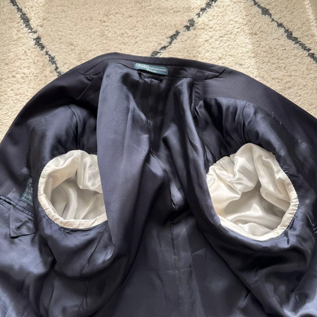 ポロバイラルフローレン　スーツ　セットアップ　ネイビー　イタリア製