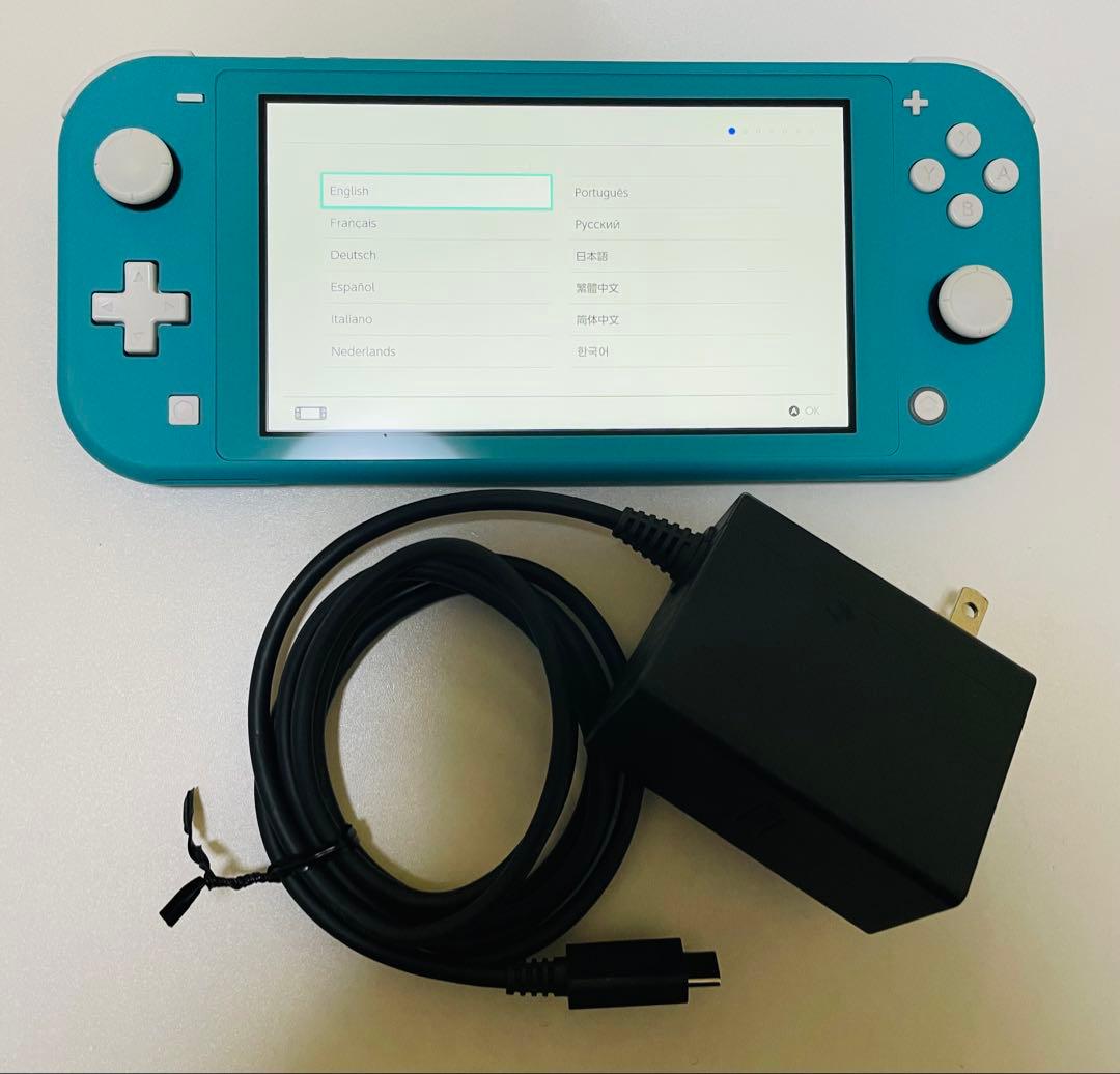 ピ*リ様 任天堂switch Lite ターコイズ