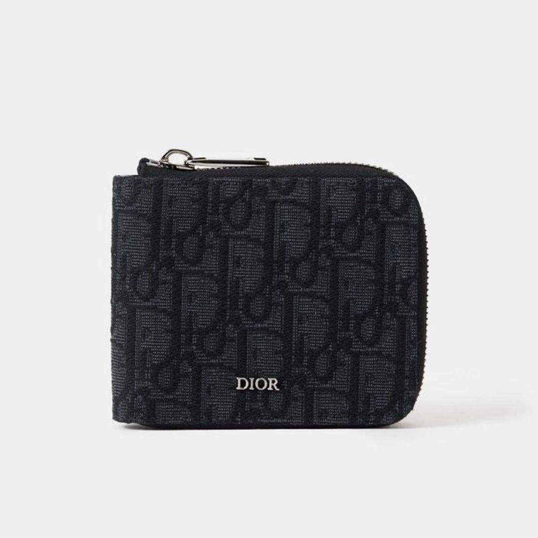 DIOR　ジップウォレット オブリーク ジャカード