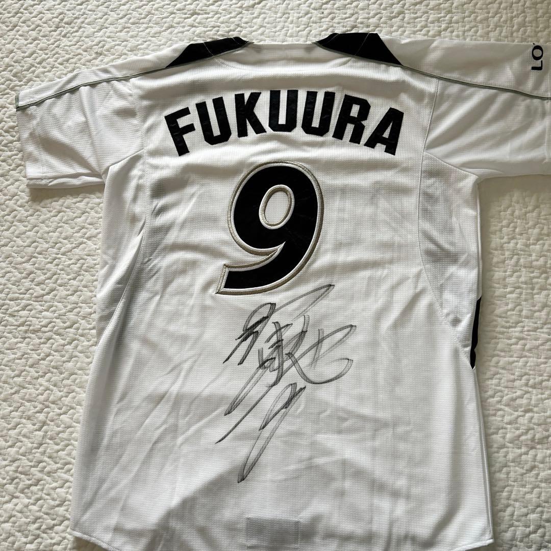 【サイン入り】千葉ロッテマリーンズ 福浦和也 サイン入りユニフォーム 千葉