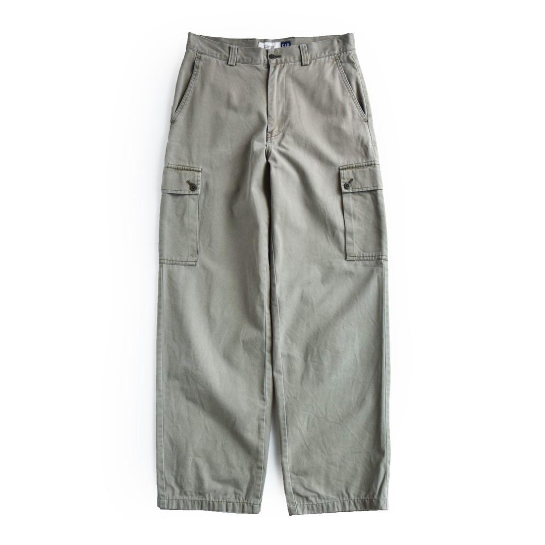 00s 90s oldgap カーゴパンツ　ミリタリー　オールドギャップ　カーキ