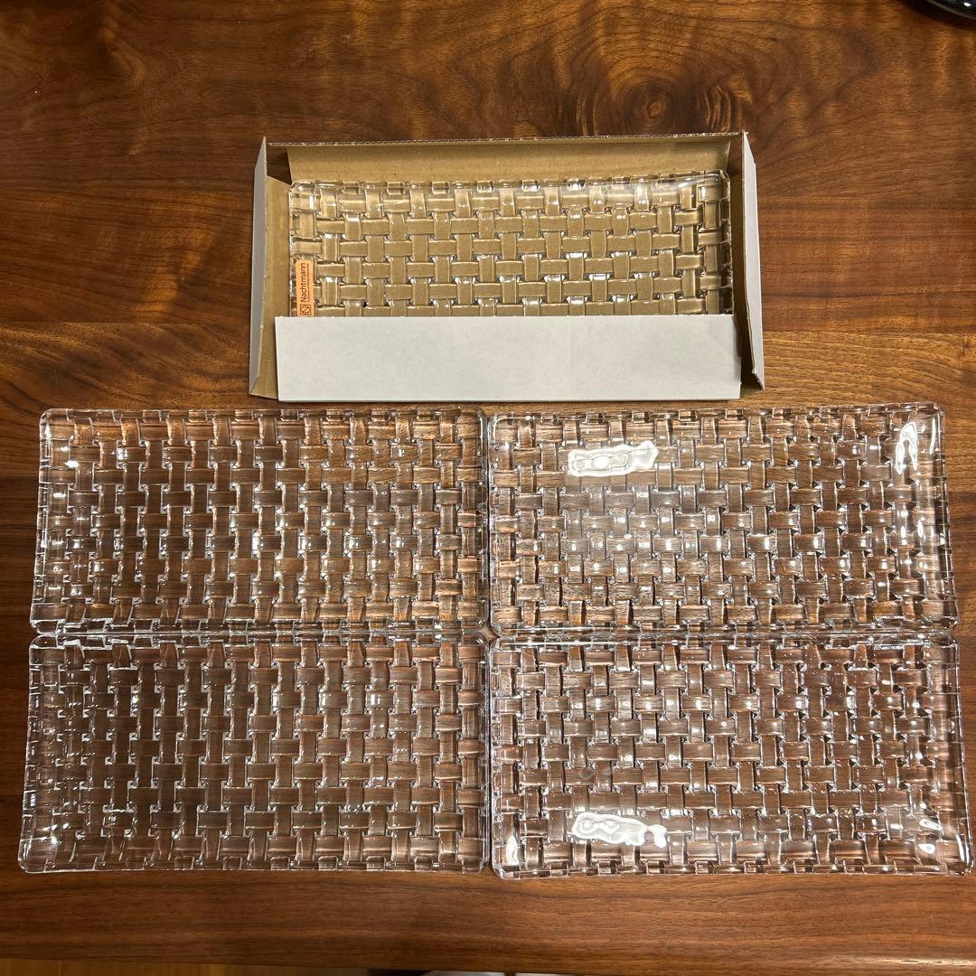 5枚セット　ナハトマン　ボサノバ　レクタングラープレート 28×14cm