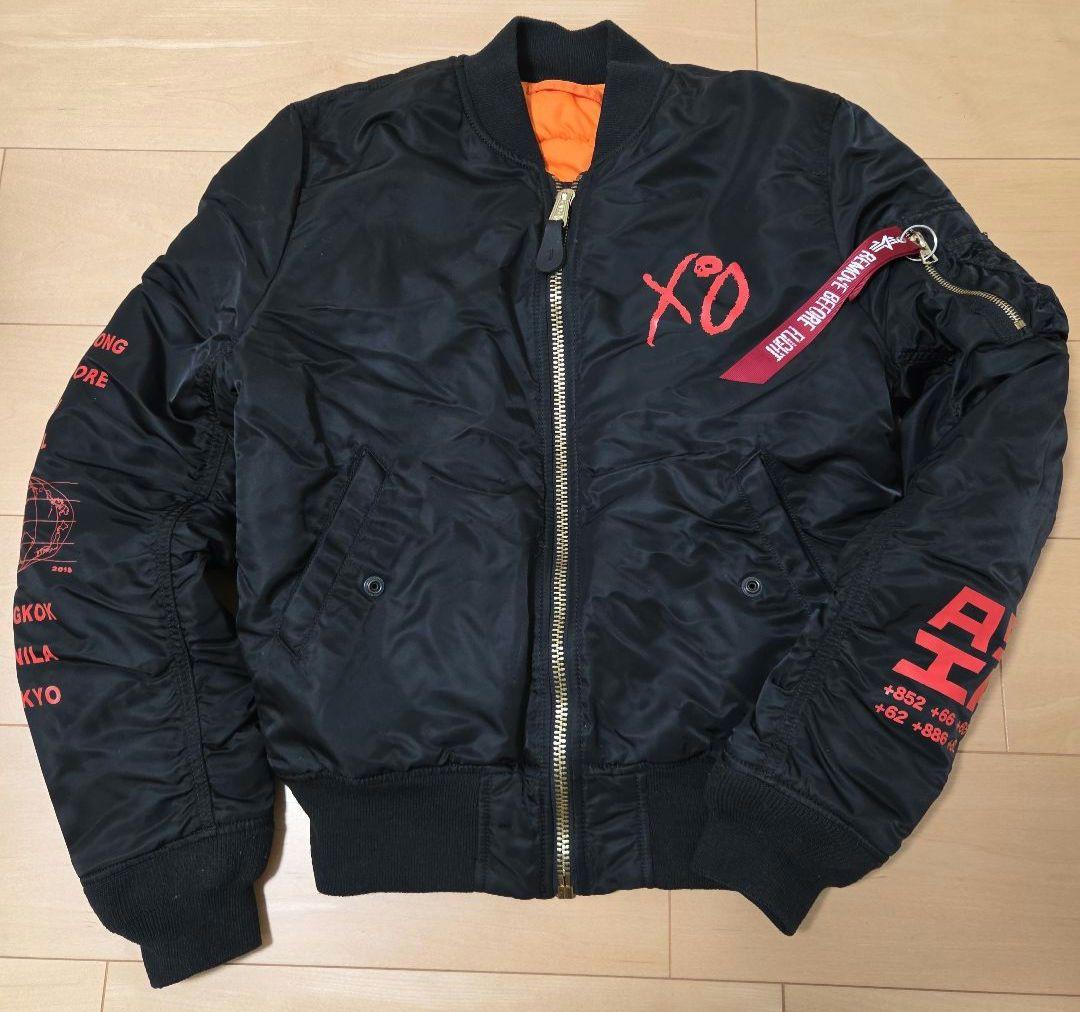 The Weeknd XO MA-1 フライトジャケット ブラック