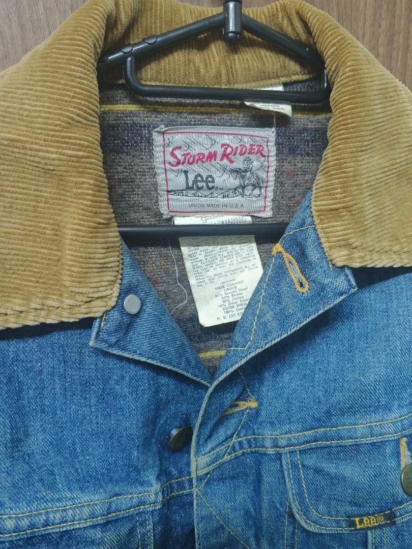 Lee Storm Rider Union made USA製　デニムジャケット