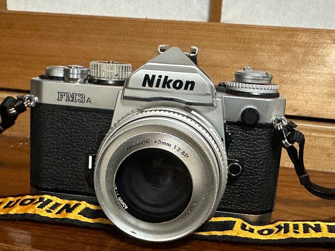 Nikon FM3A Silver & AI 45mm F2.8P 美品・動作品
