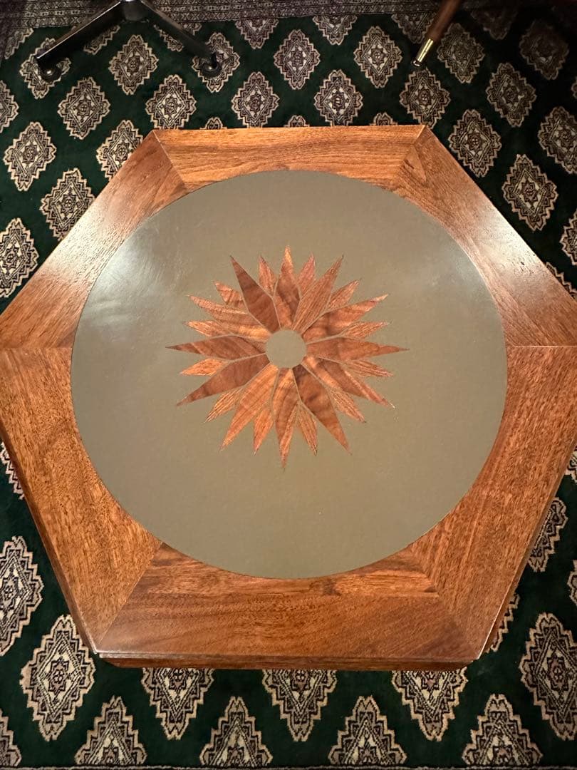 ヴィンテージ　BrownSaltman ヘキサゴンセンターテーブル