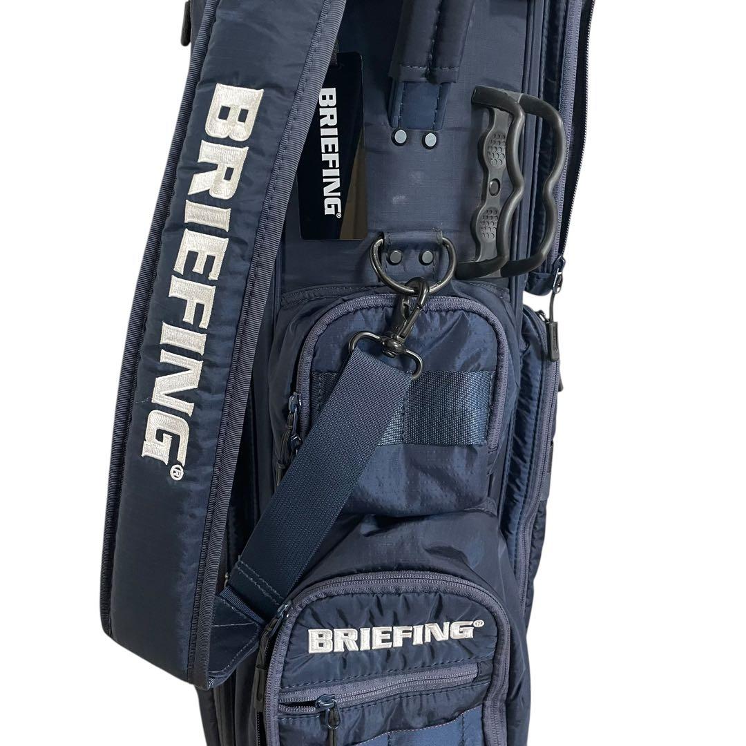 【極美品✨】BRIEFING 軽量 キャディバッグ CR-6 ネイビー ゴルフ